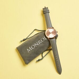 MONROÈ Classique Sunburst Solèrose Wrist Watch NEW